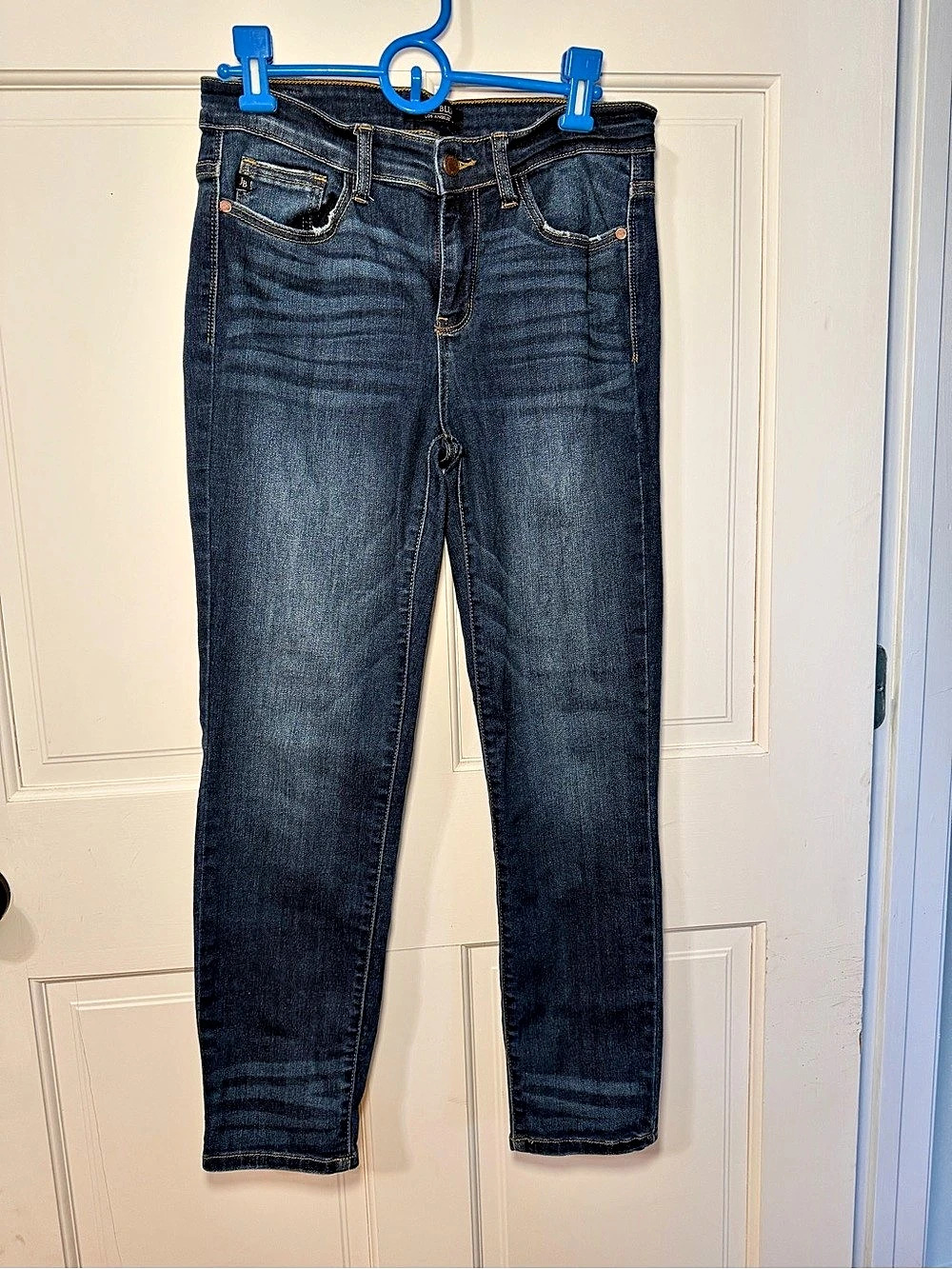 Judy Blue Relaxed Fit Skinny Jeans Blue Waist 29